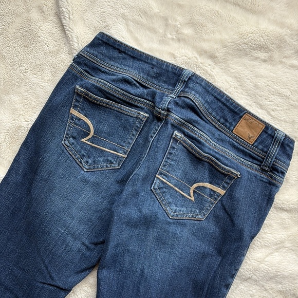 American Eagle Slim Bootcut Jeans Women’s Size 4 Medium Wash Denim - Picture 8 of 10